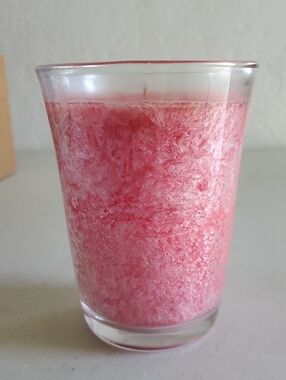 Raspberry Lemonade Palm Candle New Clean Burning cotton wick Celebrating Home